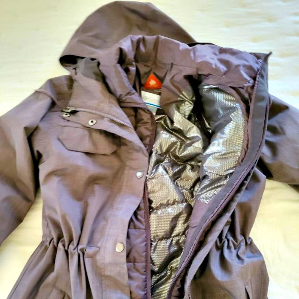 Columbia trench coat look